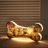 Personalized Bone Night Light with 5 Photos, Warm LED, USB Powered