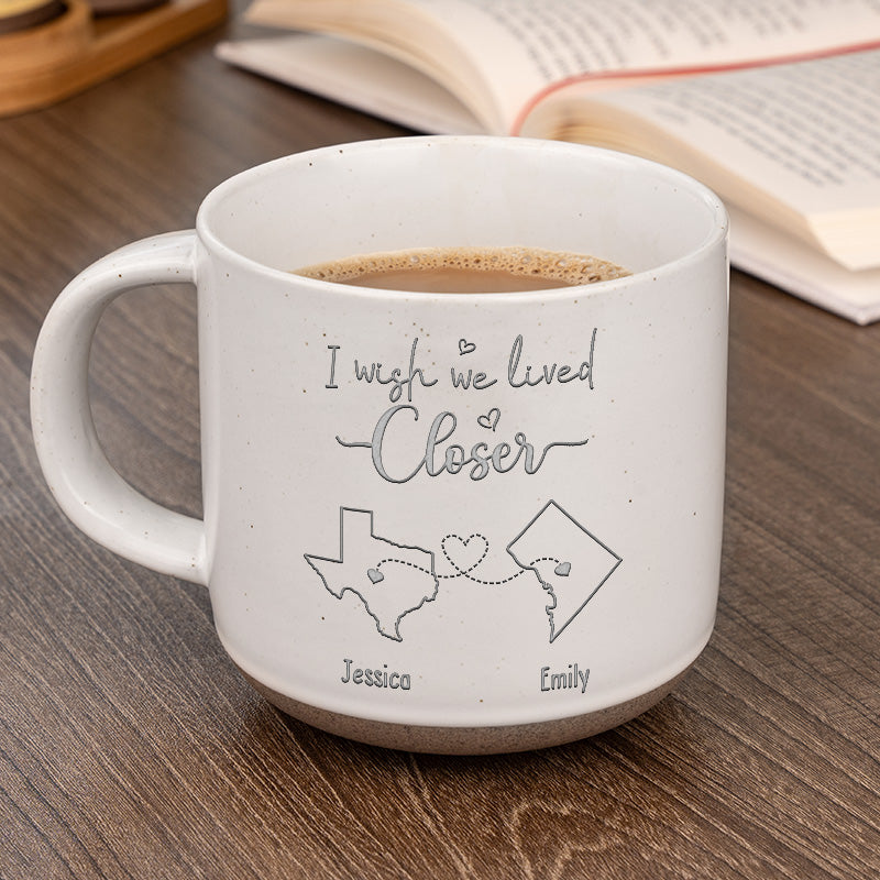 White ceramic Bestie mug with 'Best friends forever' design, perfect gift for BFF and sisters.