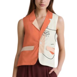 Women's sleeveless suit vest