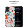 Microfiber iPhone 12 Case with Abstract Art & Figures, Compatible with iPhone 12