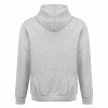 Light grey 100% cotton hooded sweater. Loose fit, suitable for daily wear.
