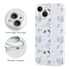 iPhone 15 case with celestial pattern, PC plastic, scratch-resistant and precise cutouts
