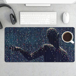 Mouse pad without stitched edges Desk Mat Multiple sizes available