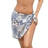 Ladies Beach Wrap Skirt Cloth with Floral Print