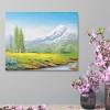 Canvas print of mountain landscape, perfect for home decor, unframed design.