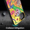 iPhone 15 series cartoon case with colorful character design, shockproof TPU, Collision Mitigation