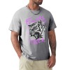 Men's gray cotton Fearless Tiger graphic T-shirt, collection