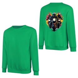 Pure cotton pullover sweater back printing available in multiple colors