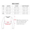 Backless crop top size chart with measurements in cm/in for length, bust, and hem.