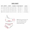 Size chart for the Sexy Two Piece Bikini Swimsuit, showing measurements and cup sizes.