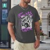 Dark gray men's Fearless Tiger graphic tee, 100% cotton, collection