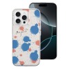 iPhone 16 series case with abstract paint splotch design, TPU, protective cover, stylish.