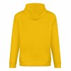 Yellow 100% cotton hoodie, loose fit, suitable for daily wear, comfortable and stylish.
