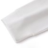 Women's white hoodie sweatshirt cuff detail, cotton blend fleece, comfortable fit for spring and autumn wear.