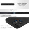 iPhone 12 Series Case Features: Complete Accessibility, Lip & Camera Protection, Thin & Slim Fit. TPU material.
