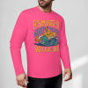 Pink pure cotton long sleeve T-shirt featuring ASMOOTH ARE MADE OF SOULFULLY graphic design for casual wear