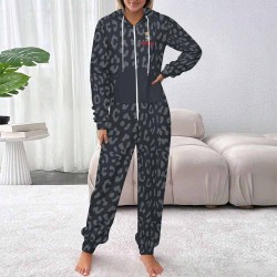 Unisex Adult plush one-piece loungewear