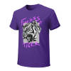 Purple cotton men's Fearless Tiger graphic tee, collection