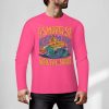 Pink pure cotton long sleeve t-shirt with graphic design for casual wear, featuring 'A SMOOTH SHAKER' print.
