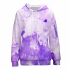 Purple Watercolor Dropped Sleeve Hoodie, comfortable and stylish design for casual wear