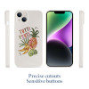 Apple iPhone 14 phone case with pineapple design, precise cutouts, and sensitive buttons