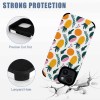 iPhone 15 fiber skin case with pineapple fruit pattern, Precise cutouts and strong protection
