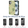 iPhone 16 Plus Fiber Skin Case with Floral Pattern, protective and stylish cover
