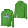Green cotton California Surfing hoodie, loose fit, available in multiple colors, suitable for daily wear.