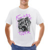 White 100% Cotton Men's 'Fearless Tiger' Graphic T-shirt, Collection