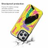 iPhone 14 case with card slot, yellow shockproof design