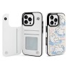 iPhone 16 case with card slot, featuring a cute cartoon design and offering 360-degree protection.