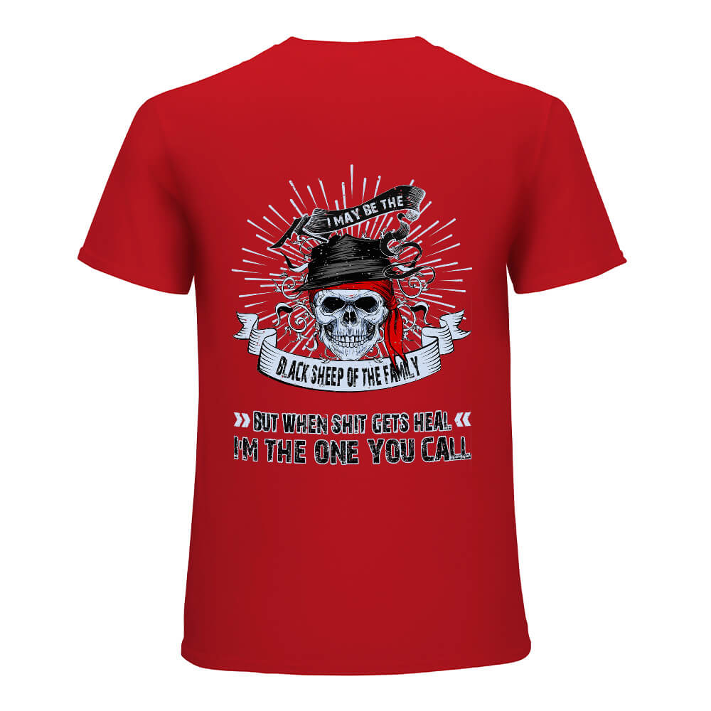 Red cotton Fearless Tiger T-shirt, featuring skull graphic print,  collection.
