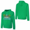 Green cotton California Surfing hoodie, loose fit, for daily wear.