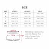 Men's swimming trunks size chart with length, waist, and foot mouth measurements for perfect fit