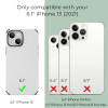 White iPhone 13 Skin Case with compatible model, scratch-resistant protection.