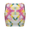 Yoga Zipper Vest with Tie-dye Pattern - Soft, Comfortable, and Micro-elastic for Sports and Everyday Wear