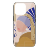 iPhone 14 glass case featuring "Girl with a Pearl Earring" art design, combining art and phone protection.