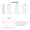 Boy's pajama size chart with measurements in cm and inches, including length, bust, sleeve, and pant length.