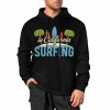 Black cotton California Surfing hoodie, loose fit, suitable for daily wear, multiple colors available