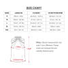 Summer Sleeveless Top Size Chart with Measurements