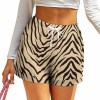 HP High Waist Zebra Print Shorts | Soft, breathable, and comfortable shorts perfect for yoga or everyday wear.