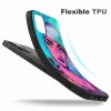 iPhone 12 series case, flexible TPU, artistic portrait design for protection and style.