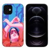 iPhone 12 series case, made of TPU material, featuring a unique artistic design, offering protection and style.