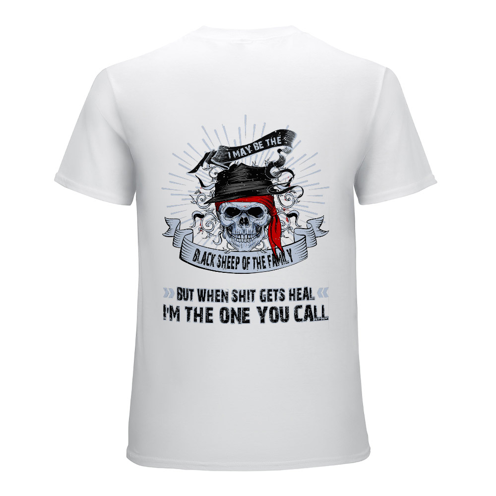 White 100% Cotton Men's Fearless Tiger Graphic T-shirt