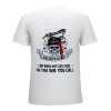 White 100% Cotton Men's Fearless Tiger Graphic T-shirt