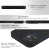 iPhone 12 series case features: complete accessibility, lip & camera protection, thin & slim fit. TPU material.