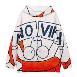 Unisex drop-shoulder hoodie