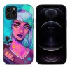 iPhone 12 Pro case, TPU, artistic design, colorful portrait, protective & stylish