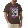 Brown 100% cotton men's 'Fearless Tiger' graphic tee,  collection.