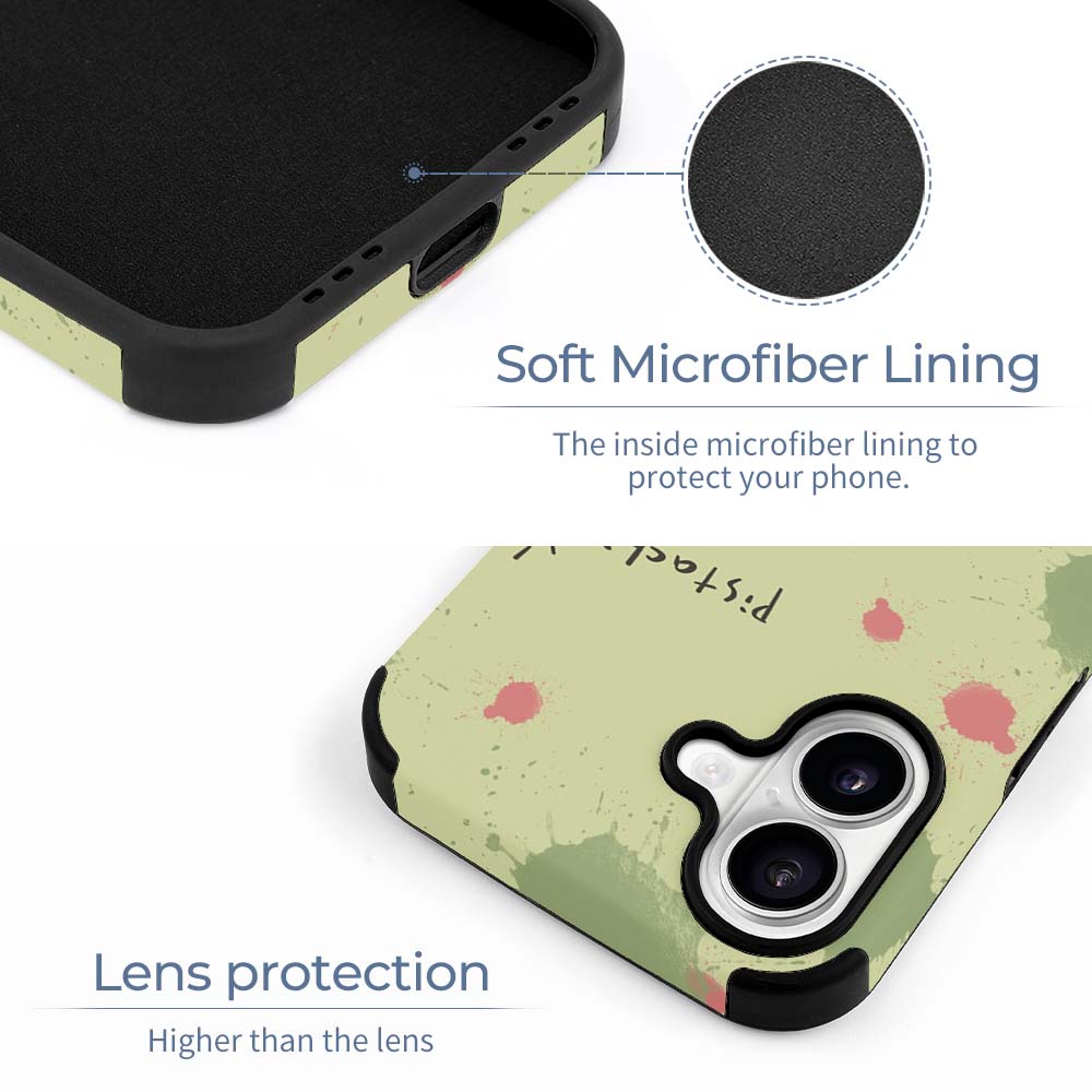 iPhone 16 Fiber Skin Case with Soft Microfiber Lining and Lens Protection